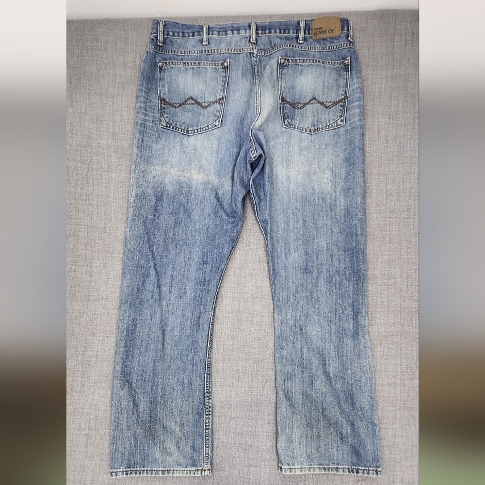 Wrangler Relaxed Bootcut 100% Cotton Denim Jeans. 36×30 - Picture 6 of 7